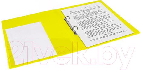 Изображение товара Папка для бумаг Brauberg Neon / 227457 (желтый)