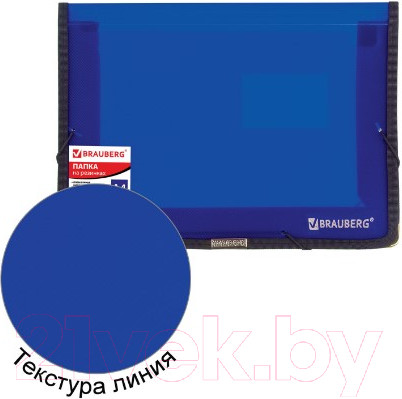 Изображение товара Папка для бумаг Brauberg 227978 (синий)