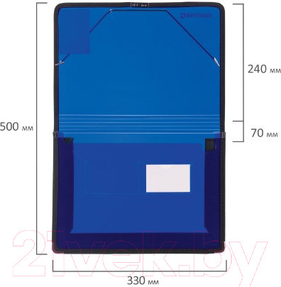 Изображение товара Папка для бумаг Brauberg 227978 (синий)