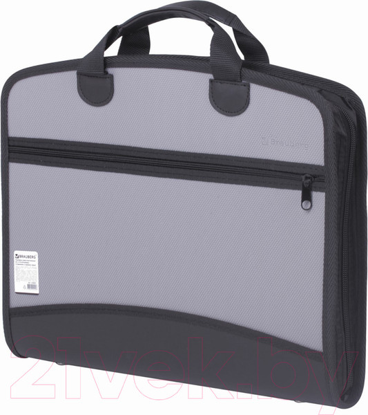 Изображение товара Папка-портфель Brauberg 228685 (серый)