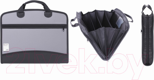 Изображение товара Папка-портфель Brauberg 228685 (серый)