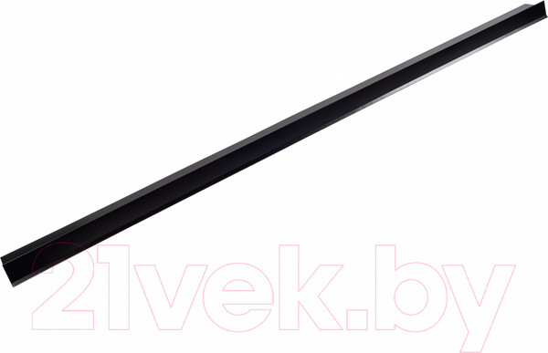 Изображение товара Планка торцевая Технониколь для гибкой черепицы 15x65x25x100x2000мм RAL 9005 (черный)