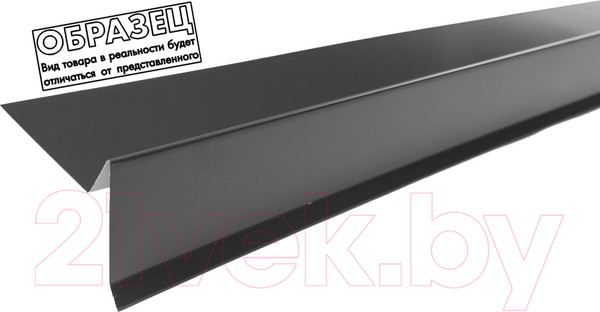 Изображение товара Планка торцевая Технониколь Для черепицы 15x65x25x100 RAL 7024