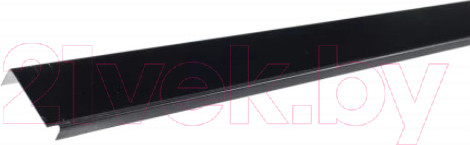 Изображение товара Планка примыкания Технониколь Для гибкой черепицы 10x15x45x2000 RAL 9005 (черный)