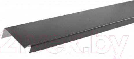 Изображение товара Планка примыкания Технониколь Для гибкой черепицы 10x15x45x2000 RAL 7024 (темно серый)