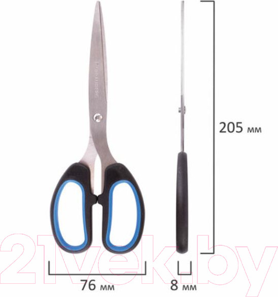 Изображение товара Ножницы канцелярские Brauberg Classic+ / 236449