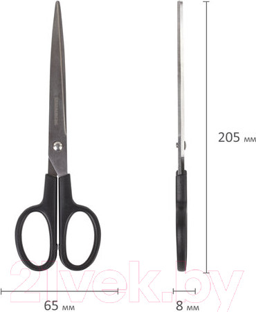 Изображение товара Ножницы канцелярские Brauberg Standard / 237097