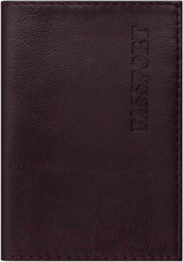 Изображение товара Обложка на паспорт Brauberg Virginia / 237187 (бордовый)