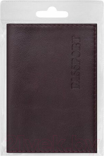 Изображение товара Обложка на паспорт Brauberg Virginia / 237187 (бордовый)