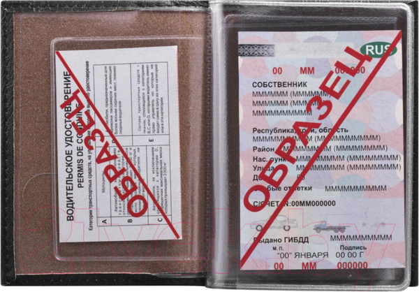 Изображение товара Обложка для автодокументов Staff Profit / 237181 (черный)