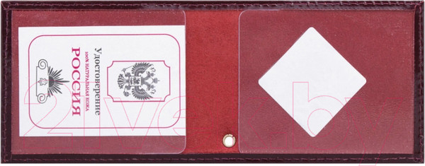 Изображение товара Обложка для автодокументов Staff Герб / 237188 (темно-бордовый)