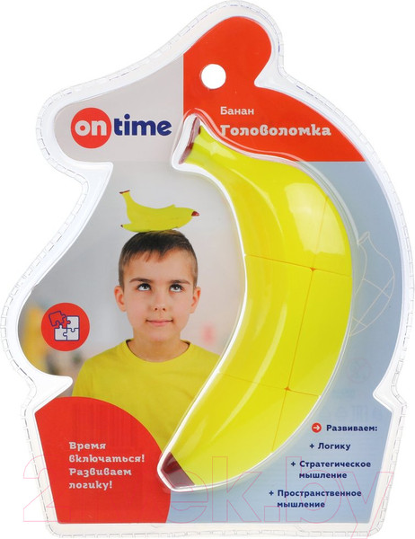 Изображение товара Игра-головоломка On Time Головоломка 3D Банан / 45026