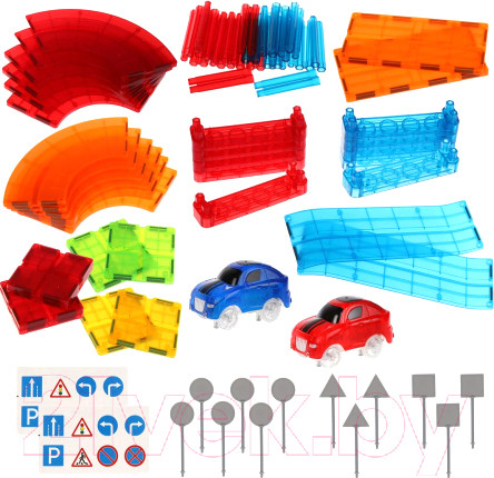 Изображение товара Конструктор электромеханический On Time Автотрек / 45032 (72эл)