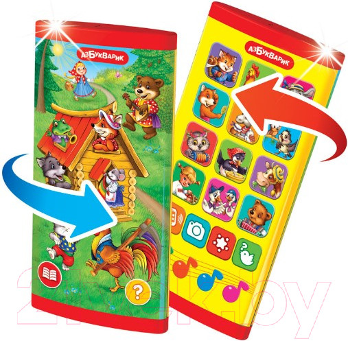 Изображение товара Развивающая игрушка Азбукварик Смартфончик Теремок сказок / 2790