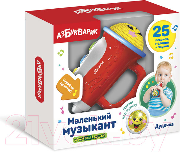Изображение товара Музыкальная игрушка Азбукварик Дудочка / 2705