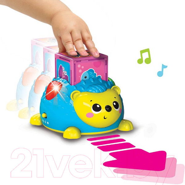 Изображение товара Развивающая игрушка Азбукварик Первые знания с Ёжиком / 2848А (синий)