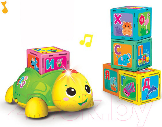 Изображение товара Развивающая игрушка Азбукварик Азбука с Черепашкой / 2850А (желтый)