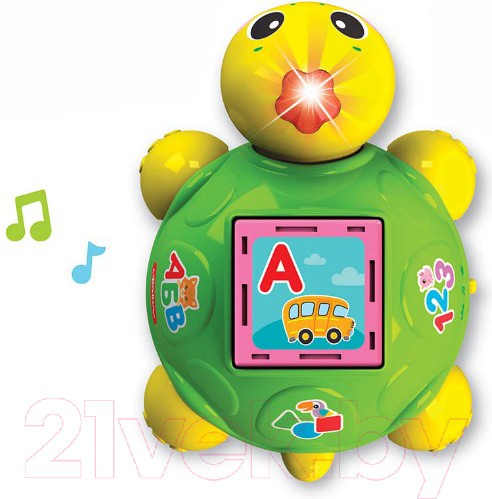 Изображение товара Развивающая игрушка Азбукварик Азбука с Черепашкой / 2850А (желтый)