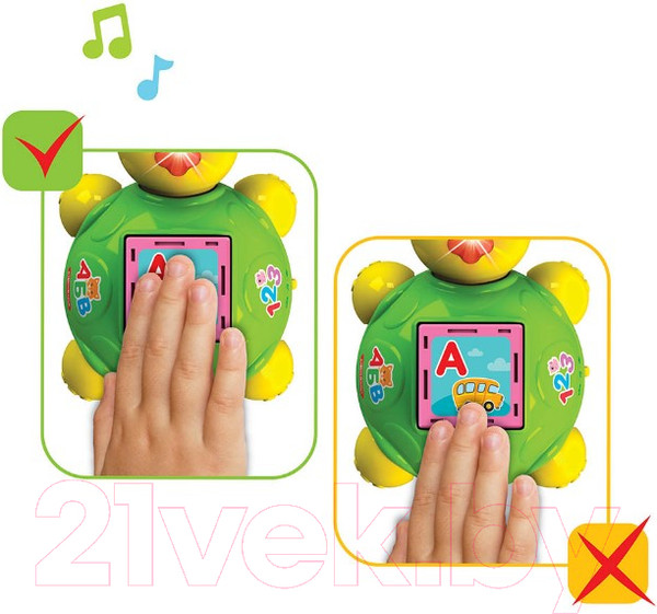 Изображение товара Развивающая игрушка Азбукварик Азбука с Черепашкой / 2850А (желтый)