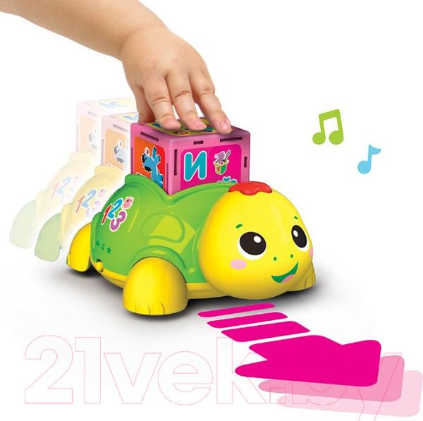 Изображение товара Развивающая игрушка Азбукварик Азбука с Черепашкой / 2850А (желтый)