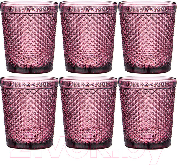 Изображение товара Набор стаканов Lefard Muza Color Гранат / 781-162 (6шт)