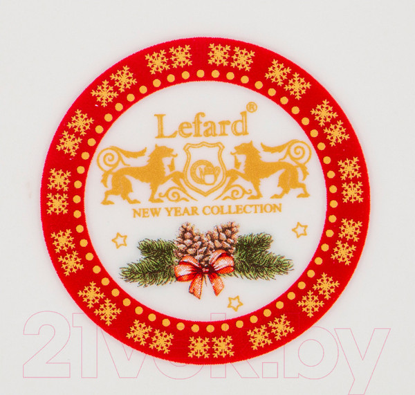 Изображение товара Тарелка столовая обеденная Lefard Елка / 85-1606