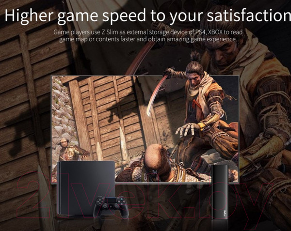 Изображение товара Внешний жесткий диск Netac Z Slim 2TB (NT01ZSLIM-002T-32BK)