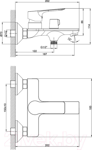 Изображение товара Смеситель Rossinka Silvermix RS27-30