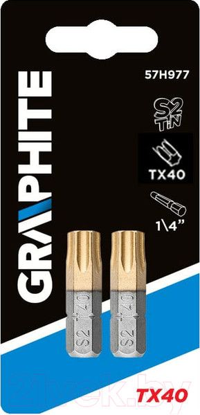 Изображение товара Набор бит Graphite 57H977