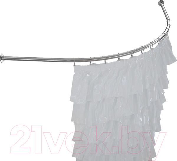 Изображение товара Карниз для ванны Aquanet Полукруглая дуга 100х100 / 235253