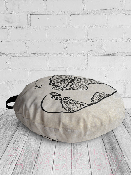 Изображение товара Подушка декоративная JoyArty Любовь к путешествию / dsfr_10098R