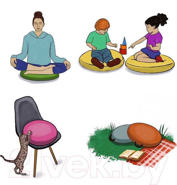 Изображение товара Подушка декоративная JoyArty Любовь к путешествию / dsfr_10098R