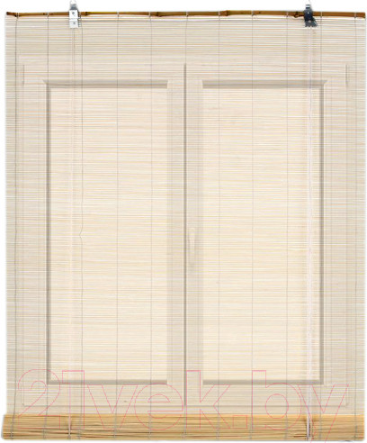 Изображение товара Рулонная штора Эскар Бамбуковая 80x160 / 71000080160 (натур)