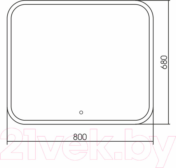 Изображение товара Зеркало Silver Mirrors Стив 80x68 / ФР-00001137