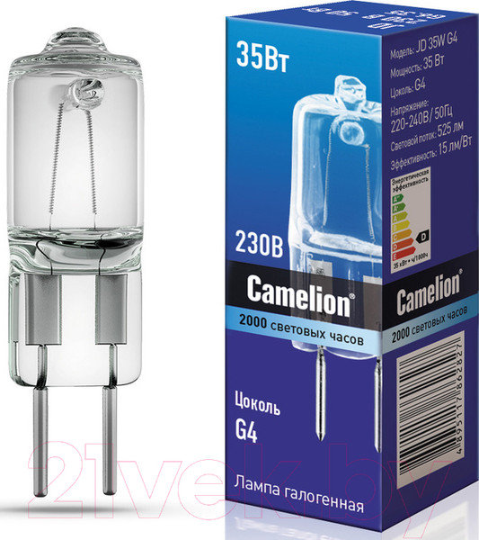 Изображение товара Лампа Camelion JD 35W G4 / 10406
