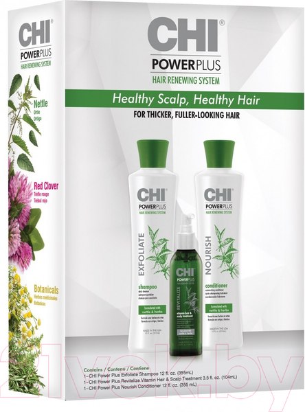 Изображение товара Набор косметики для волос CHI Power Plus Hair Loss Kit