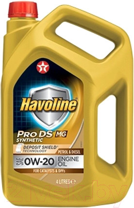 Изображение товара Моторное масло Texaco Havoline ProDS MG 0W20 / 804350MHE (4л)