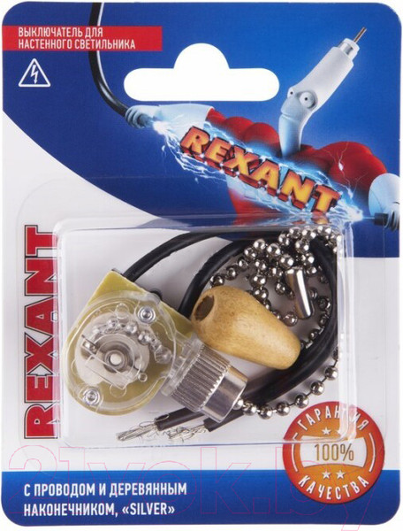 Изображение товара Выключатель Rexant 06-0242-A (серебристый)
