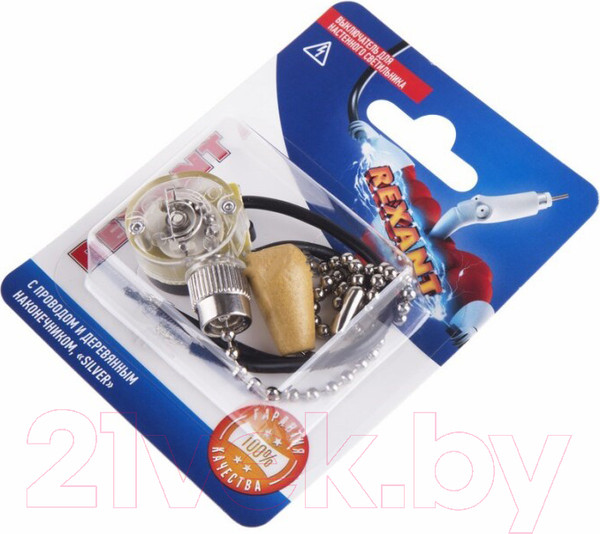 Изображение товара Выключатель Rexant 06-0242-A (серебристый)