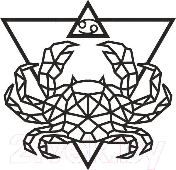 Изображение товара Декор настенный EWA Знак зодиака Рак