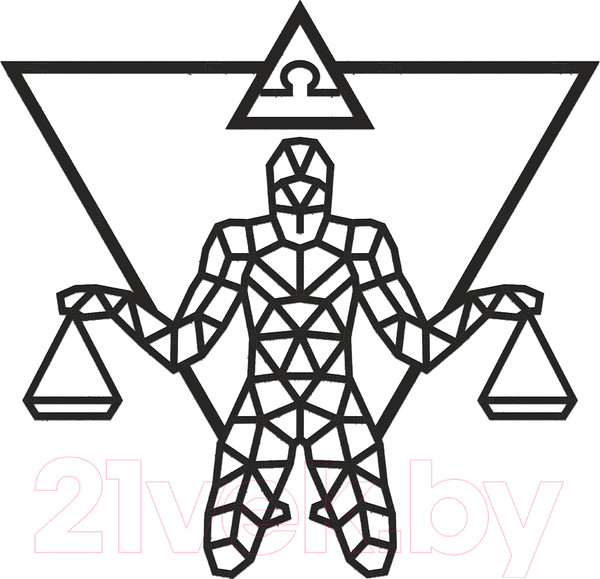 Изображение товара Декор настенный EWA Знак зодиака Весы