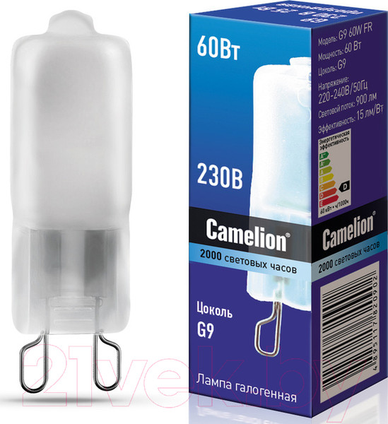 Изображение товара Лампа Camelion G9 60W FR / 5557