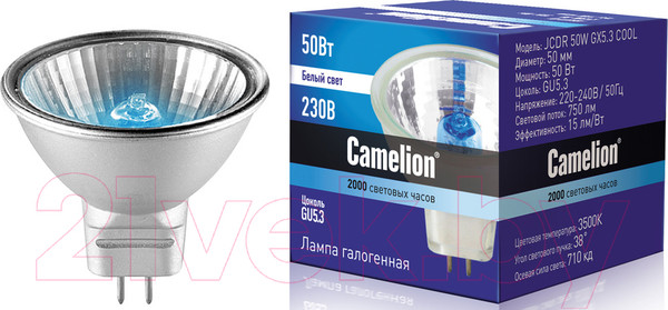 Изображение товара Лампа Camelion JCDR 50W GU5.3 / 11470