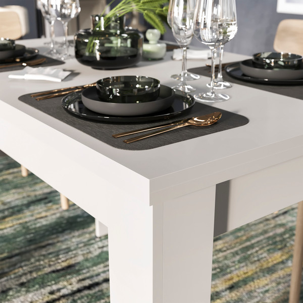 Изображение товара Обеденный стол ТриЯ Промо тип 4 (белый/белый)