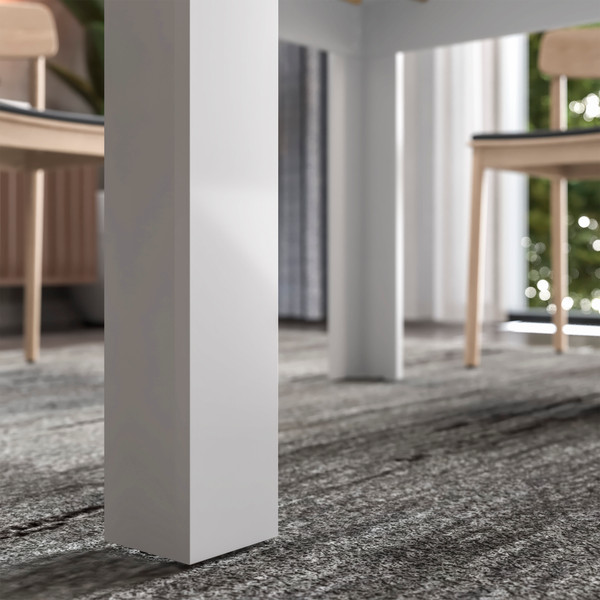 Изображение товара Обеденный стол ТриЯ Промо тип 4 (белый/белый)