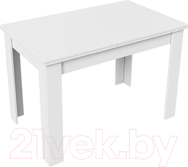Изображение товара Обеденный стол ТриЯ Промо тип 4 (белый/белый)