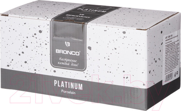 Изображение товара Чашка с блюдцем Bronco Platinum / 263-1048