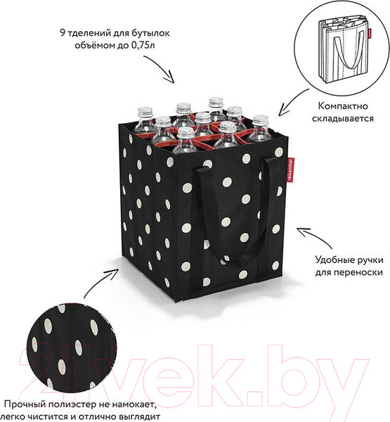 Изображение товара Сумка-органайзер Reisenthel Bottlebag / ZJ7051 (Mixed Dots)