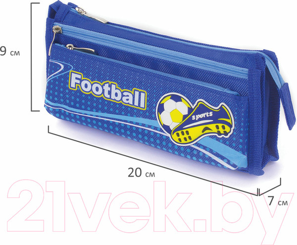 Изображение товара Пенал Юнландия Футбол / 228979