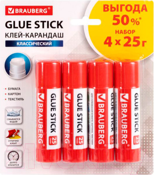 Изображение товара Клей-карандаш Brauberg 229472